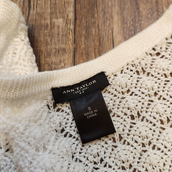 Ann Taylor Crochet Sweater - Picture 3 of 5